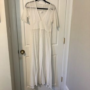 White Beach Cover Up. Handmade in Bali. S/M